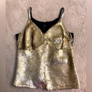 Hilfiger Sequined Cami / Lined.  SZ.8